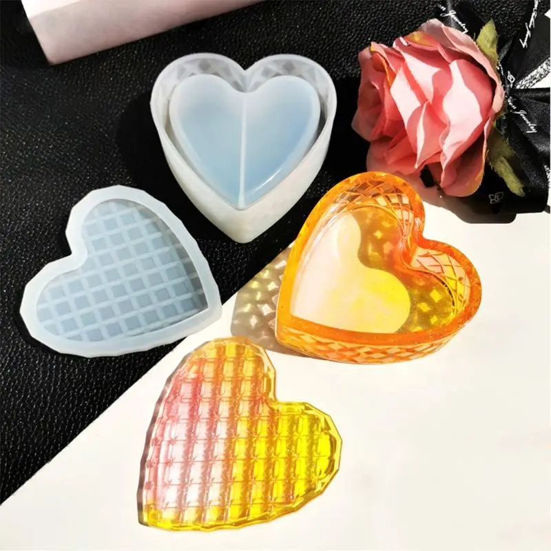 

Resin Trinket Box Molds Small Size Silicone Jewelry Box Molds, Epoxy Resin Molds U4LE