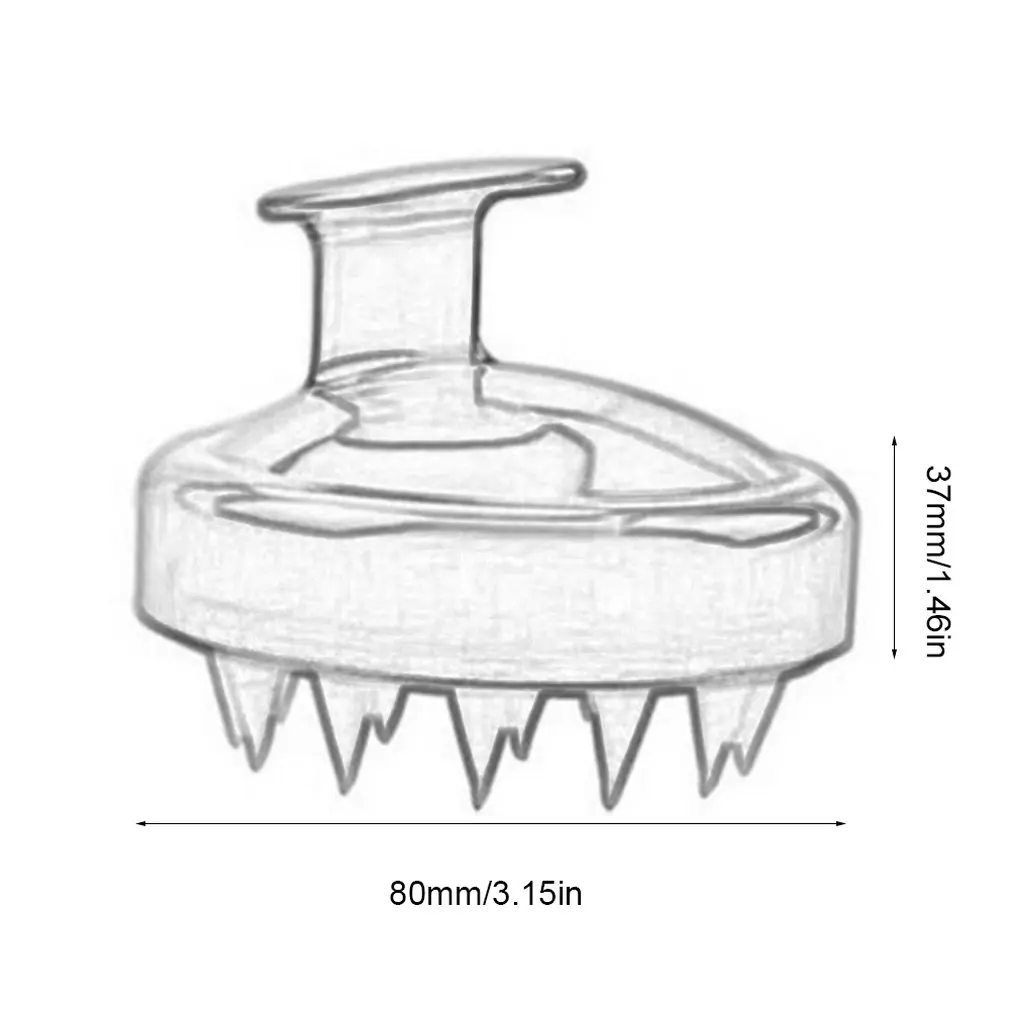 

Shampoo Brush | Hair Scalp Massager, Soft Silicone Scalp Care Brush Perfect for Men, Women, Kids and Pets