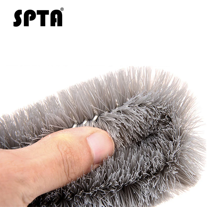 SPTA Автомобильная щетка для мытья колес, пластиковая ручка, щетка для чистки автомобиля, диски для мытья шин, щетка для мытья Авто, щетка для чистки автомобиля