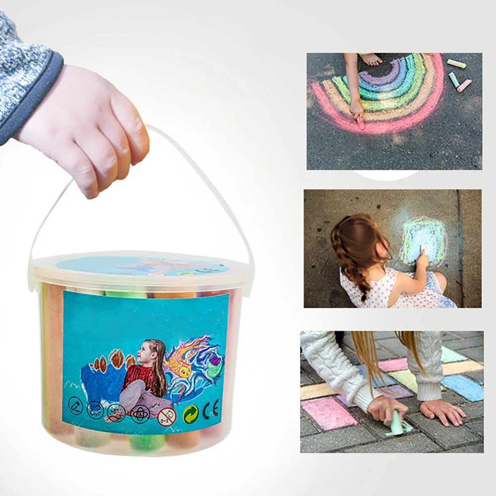 20 шт. 5 цветов мелки-ручки без пыли мелки для рисования доски 6 стационарные