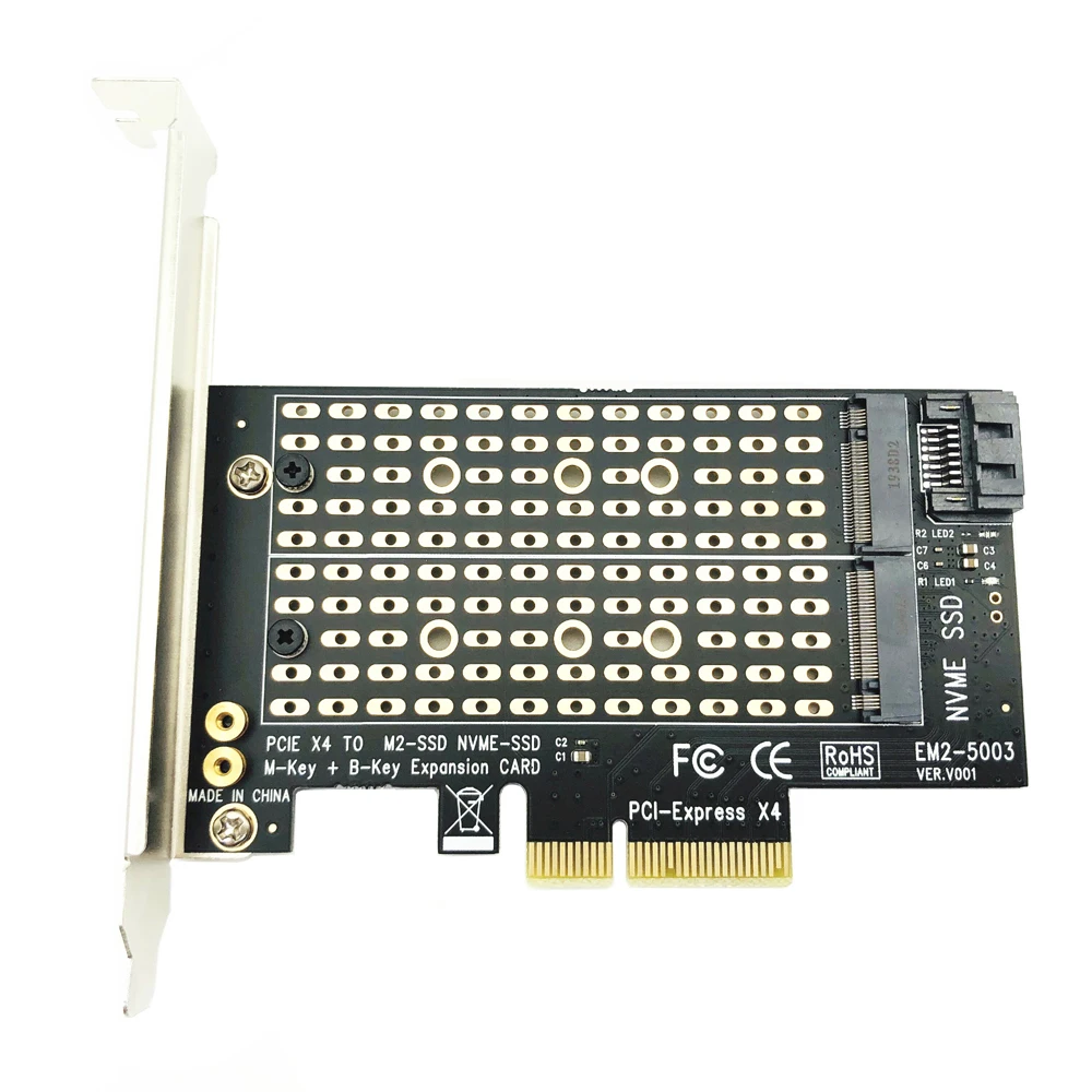 адаптер pci express pcie на m2 адаптер nvme sata m 2 ssd pcie а