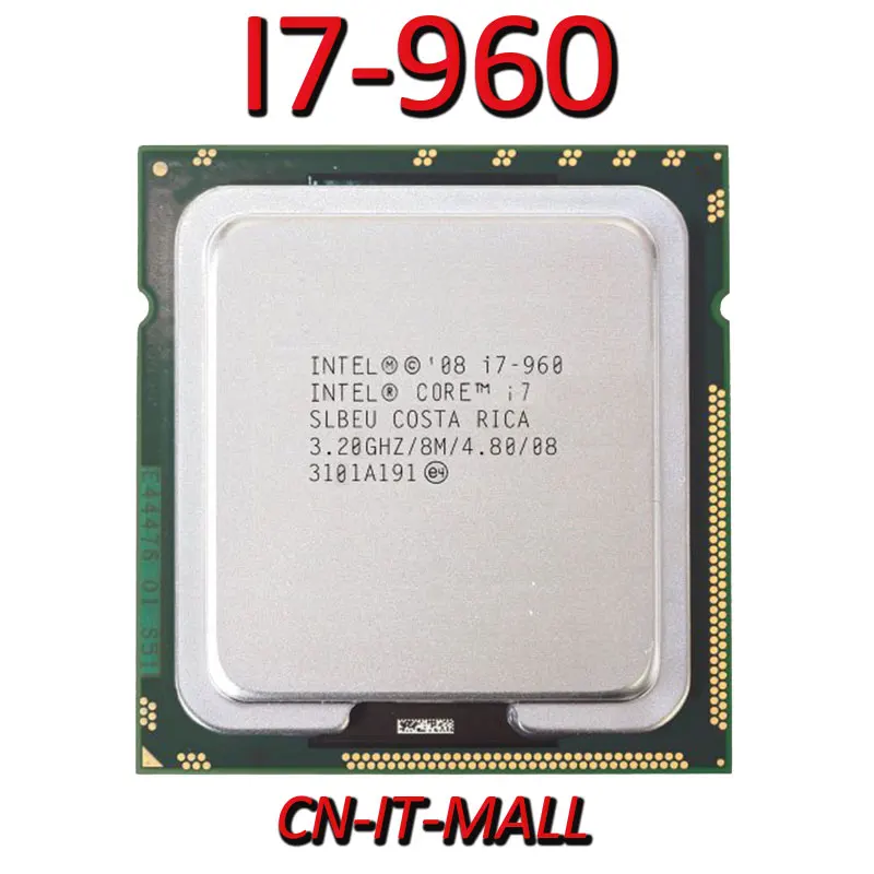 

Процессор Intel Core I7-960 CPU 3,2G 8M 4 Core 8 Thread LGA1366