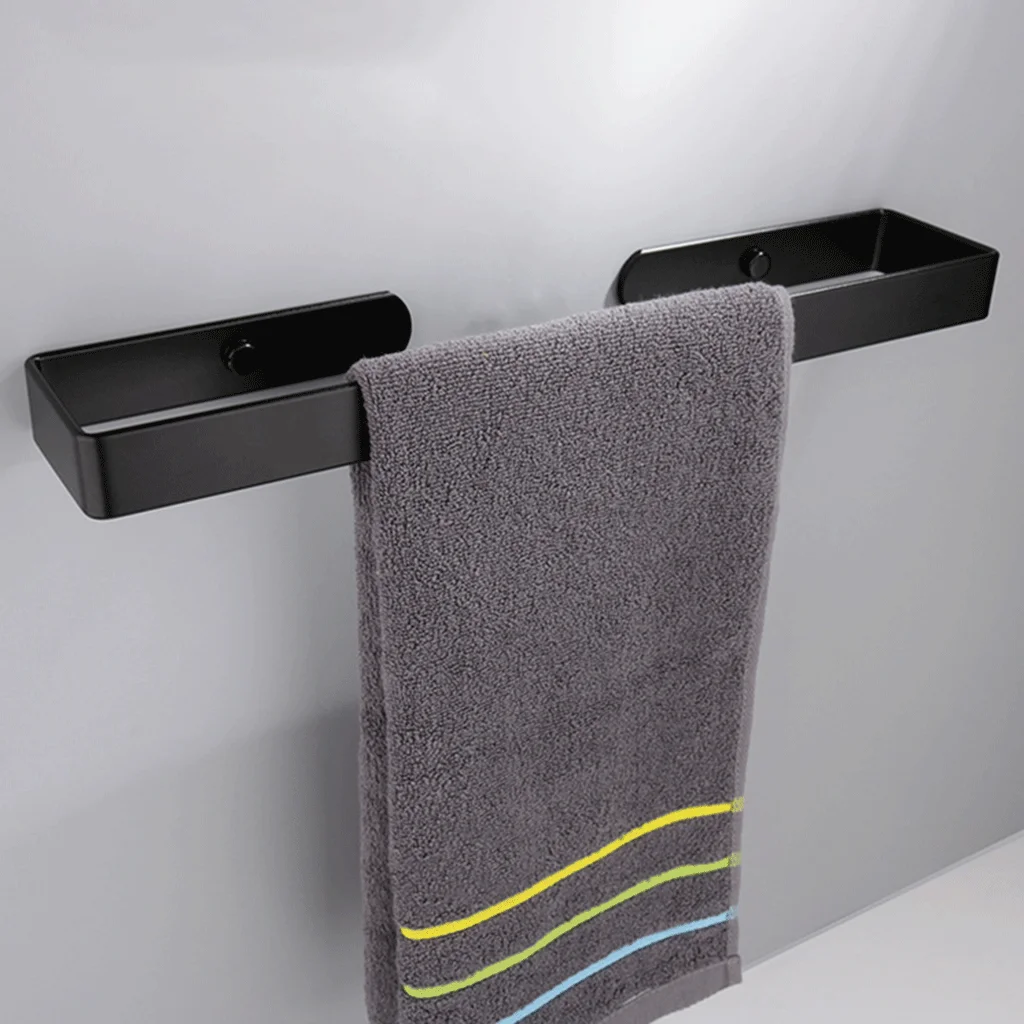 Настенный держатель для полотенец в ванную Алюминиевая Полка хранения кухни