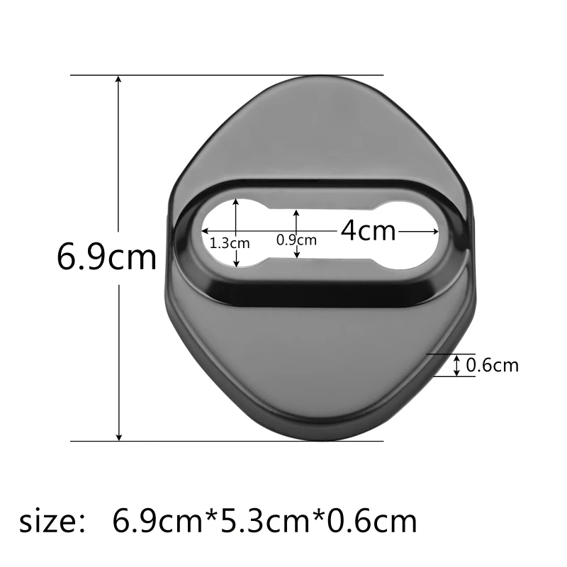 4 шт. авто-Стайлинг крышка дверного замка автомобиля чехол для Toyota c-hr Prado rav4 Yaris hilux