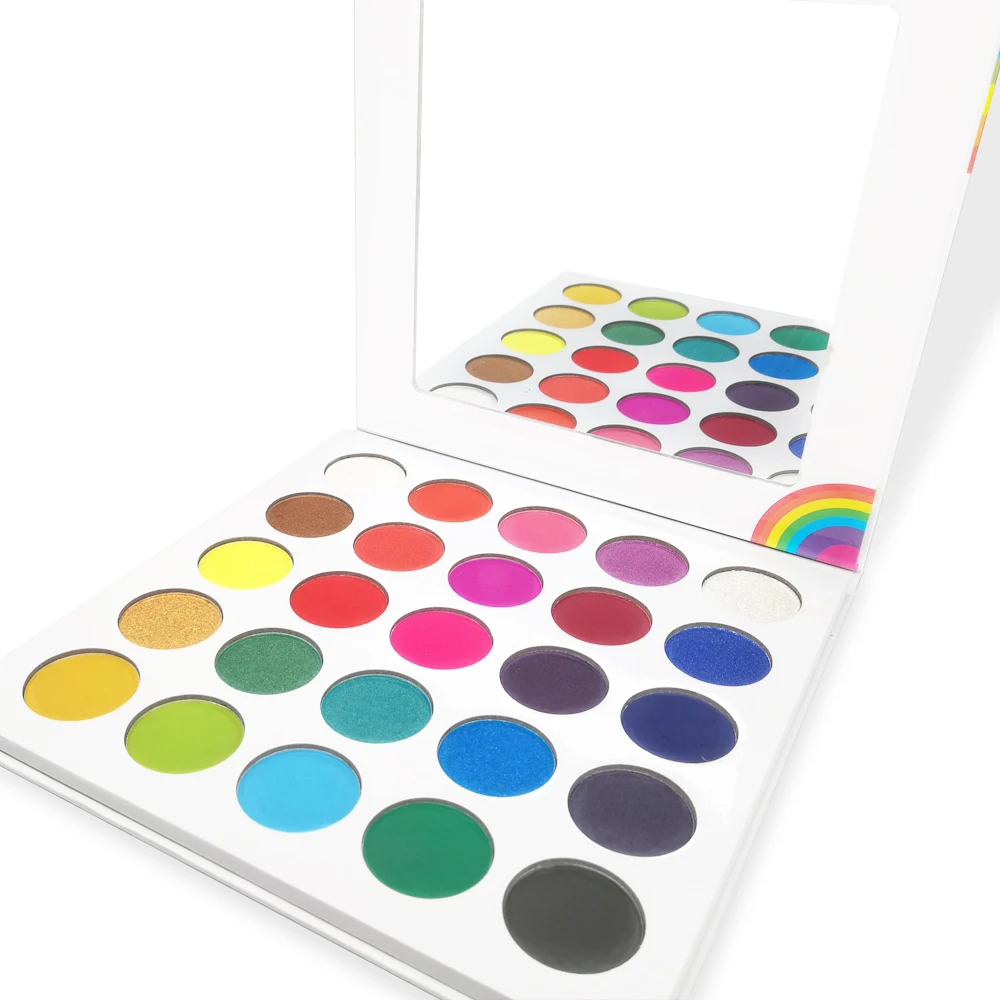 25 цветов Лучшие радужные тени для век Палитра частная этикетка 2020 новые дешевые