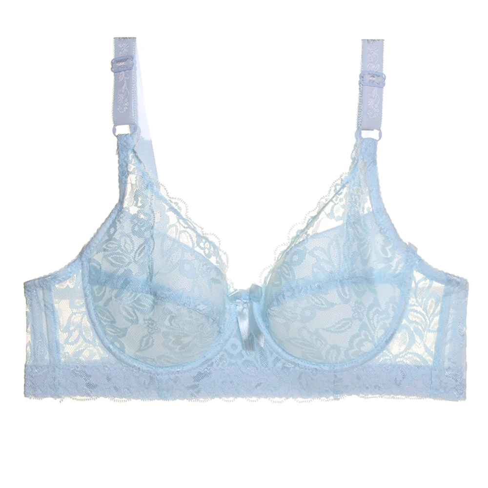 

Bras For Women Plus Size Bra Sexy Bralette Crop Top Underwear Push Up Bra Lace Hollow Out Transparent Brassiere Strapless Bra