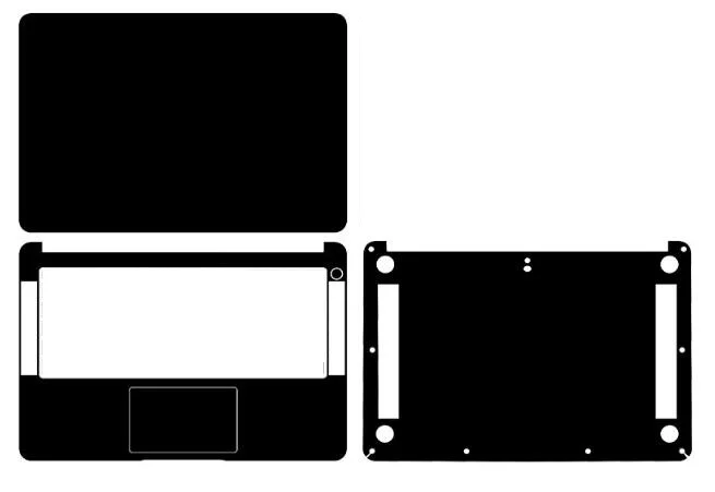 Наклейка для ноутбука кожаная наклейка чехол из углеродного волокна Защитная