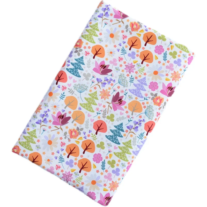 

Spring Floral Printed Cotton Fabric Used for Women Dress Skirt Quilting Sewing Bedding Children Shirt Handmade Patchwork