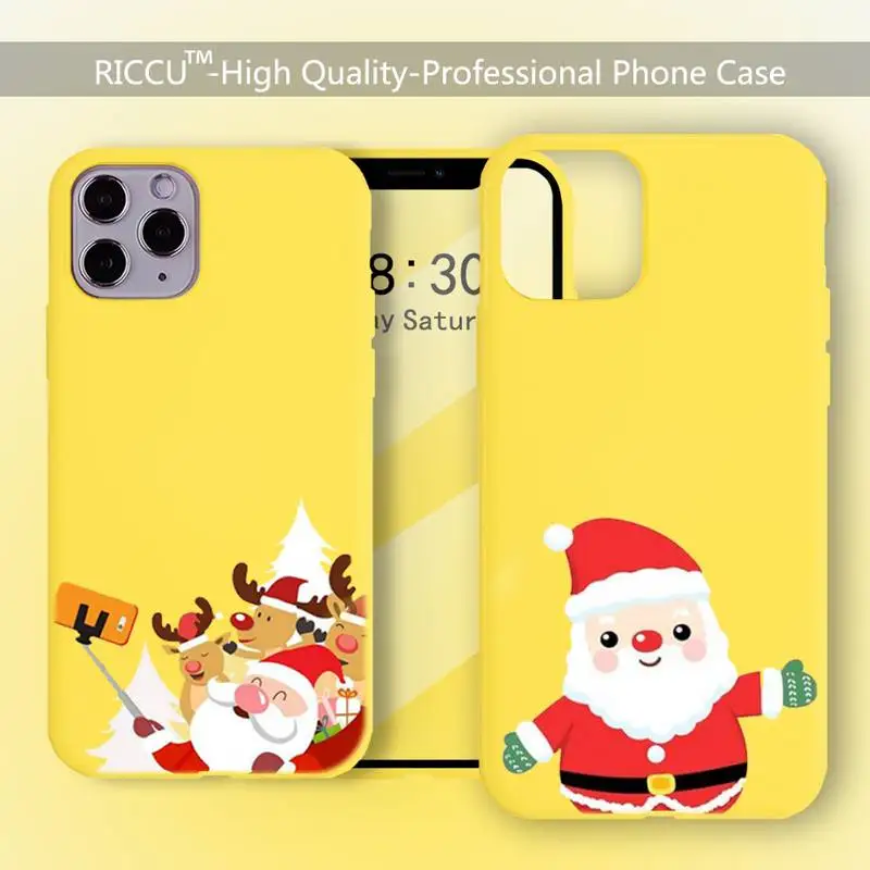 Рождественский чехол для телефона с оленем iPhone 8 7 6 6S Plus X 5S SE 2020 XR 11 12 Pro mini pro XS MAX