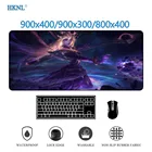 Коврик для мыши league of legends lux, для девочек, геймеров, аниме, черный, резиновый, для офиса, черный, размер xxl, 900x400