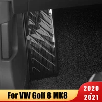 for volkswagen vw golf 8 mk8 2020 2021 2022 foot rest pedal pad cover stainless steel accessories car styling