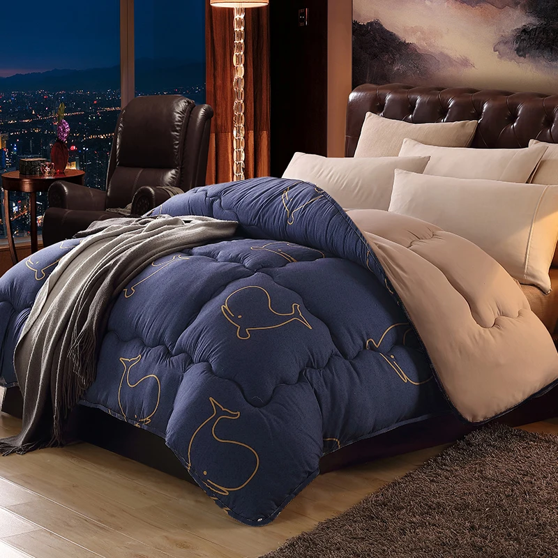

4 Seasons Down Duvet Comforter 200*230CM Size Winter Quilt Warm Home Cover Duvet Quilt 220*240CM Thicken Duvet High Quality
