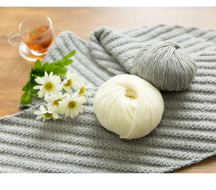 2 шт. * 50 г 100% кашемировая вязаная нить для вязания пряжа ручного крючком кашемир