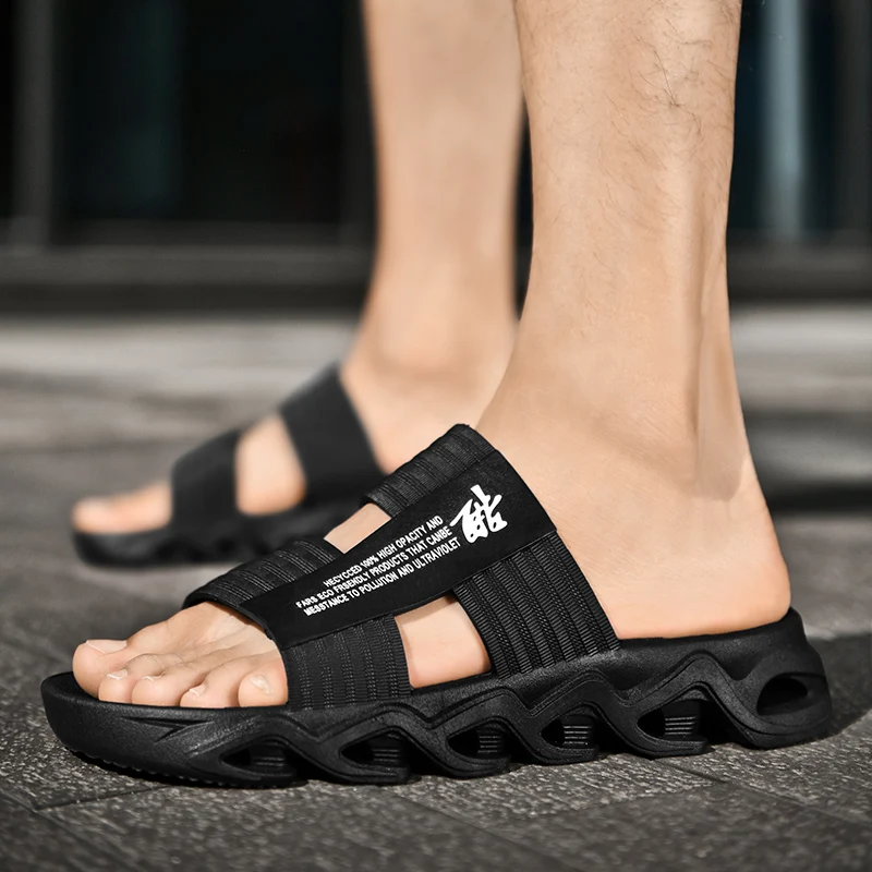 

Casual Shoes Summer Man Sandal Soft Mesh Beach Slipper Man Swimming Sandal Foam Running Comfortable Flip-flops Slipper