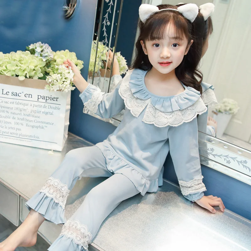 Детские пижамы для малышей 2021 девочек хлопковая свободная Пижама маленьких