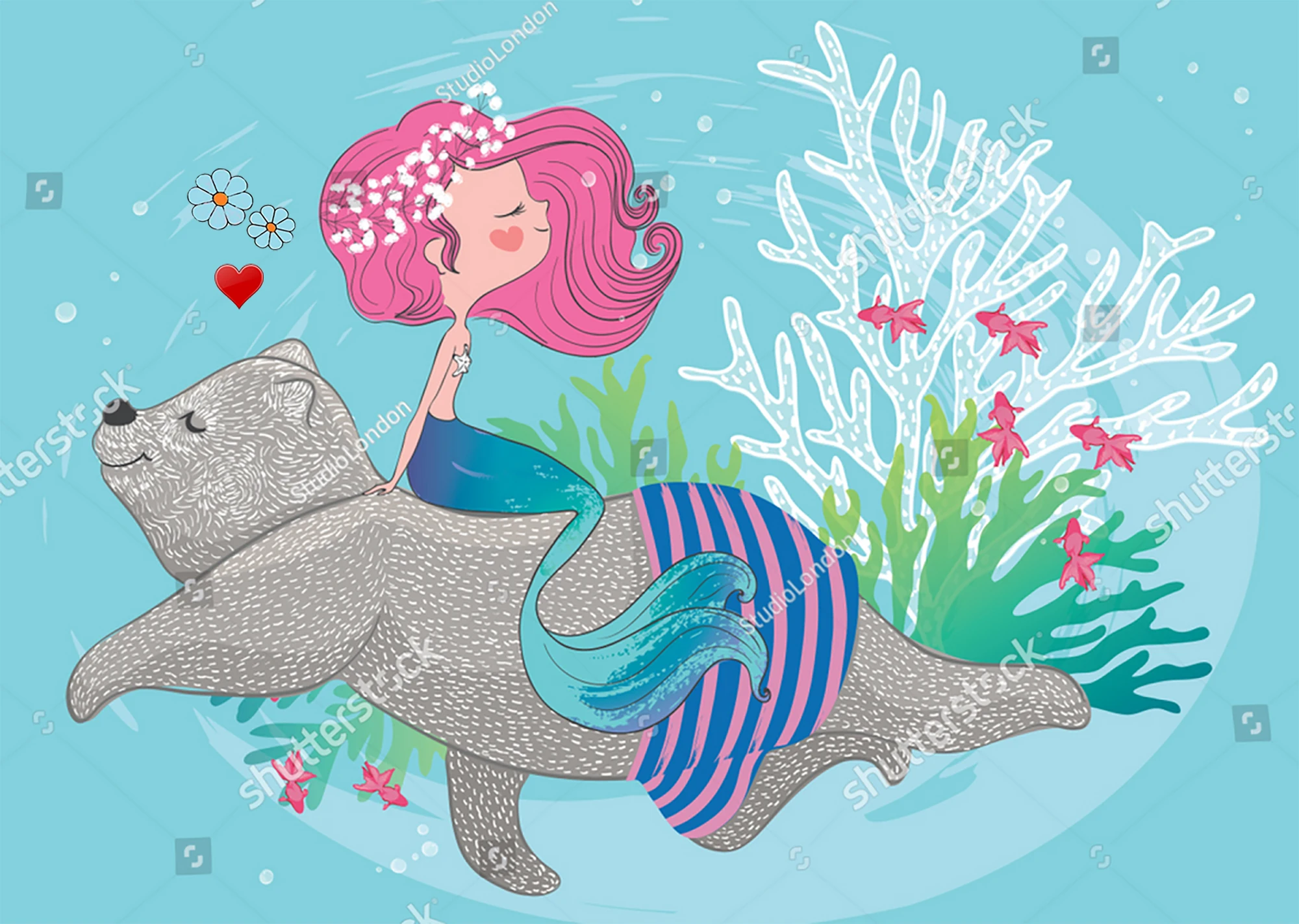 Медведь океан Русалка трафареты для пресс формы DIY Скрапбукинг альбом тиснение