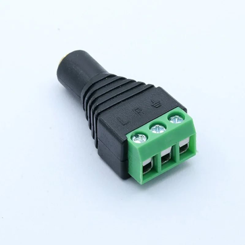 Разъем Jack 3 5 мм видео AV балун стерео гнездо в винтовой терминал разъем Женский