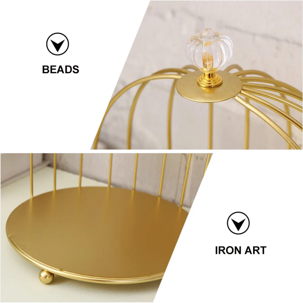 

1pc 2-layers Cosmetics Storage Rack Creative Desktop Cake Stand for Home