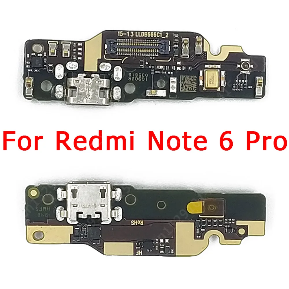 Оригинальная зарядная плата для Xiaomi Redmi Note 6 Pro порт зарядки USB печатная док разъем