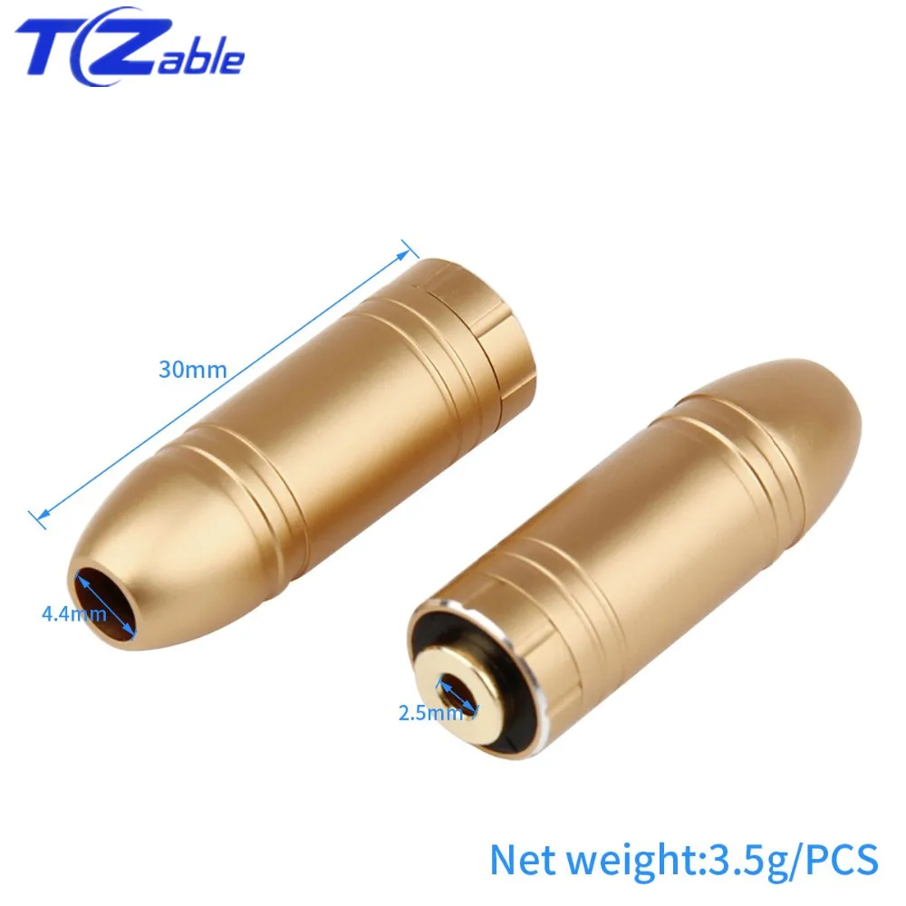 Женский 2 5 мм штекерь баланса 4-полюсный стерео Hi-Fi наушники Джек Припоя Аудио