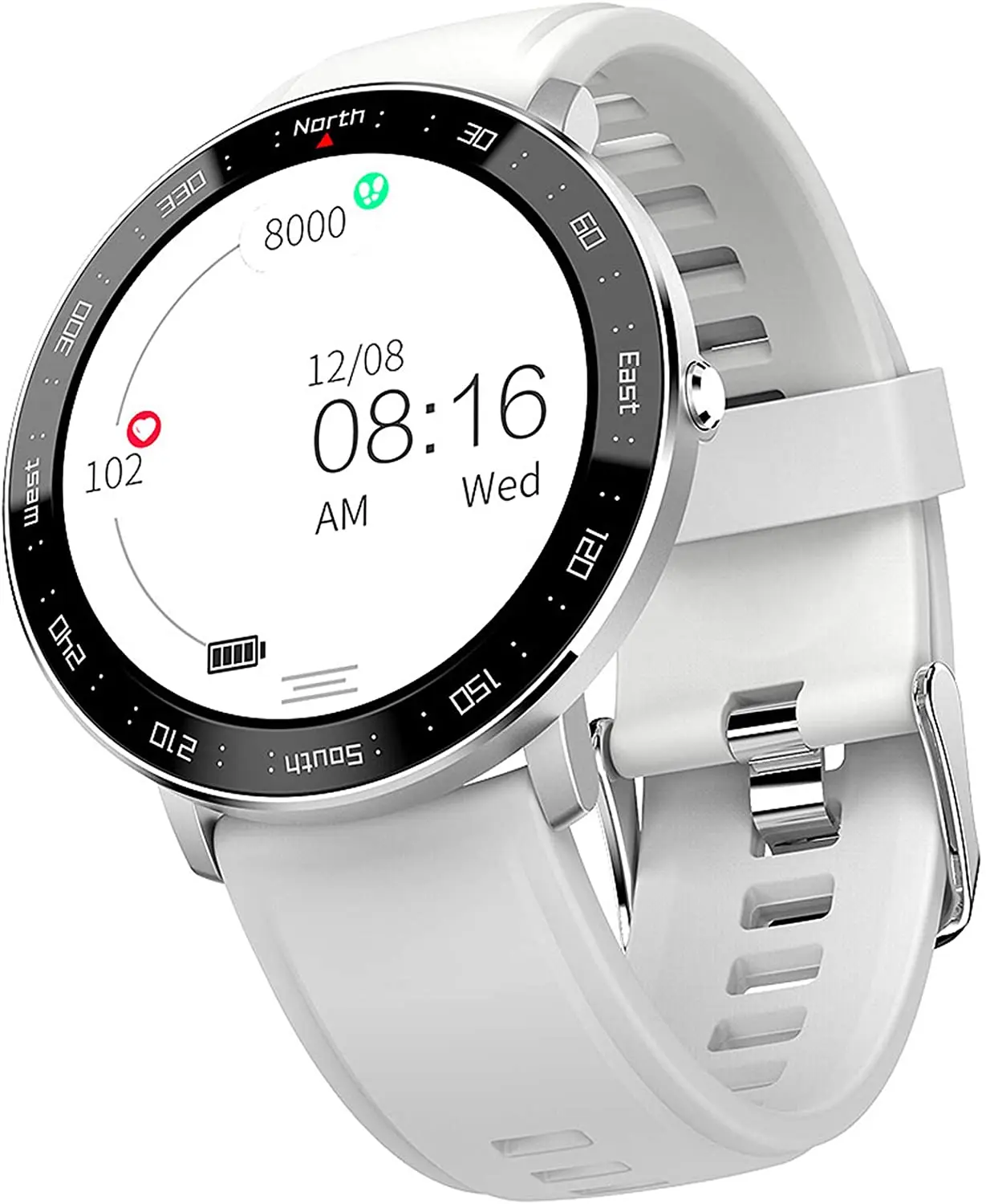 

Умные часы с фитнес-трекером, водонепроницаемые, с пульсометром, шагомером, трекером сна, напоминанием о звонках для женщин и мужчин