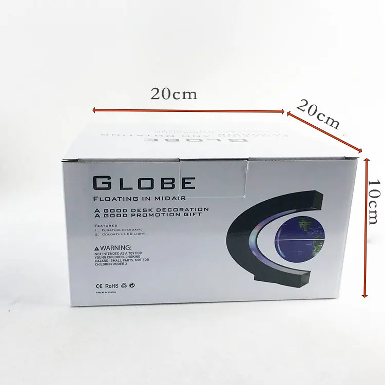 Плавающая Настольная лампа с наземной кроватью карта glob pamantesc iluminat светящийся