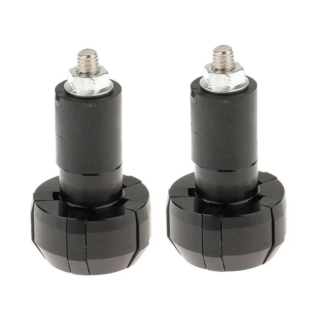 

Motorcycle Cycle Bike Aluminum Handle Bar Ends Grips Plugs Caps