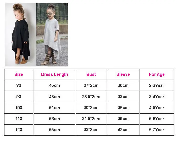 2019 осенняя одежда для маленьких девочек Детские повседневные платья с рукавами