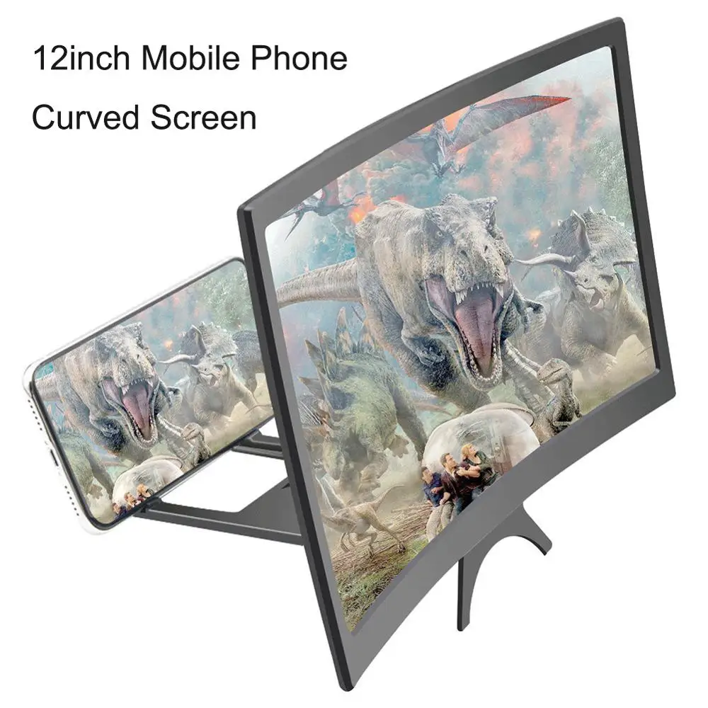 Легко носить с собой 3D Экран видеоувеличитель для Мобильный телефон складной