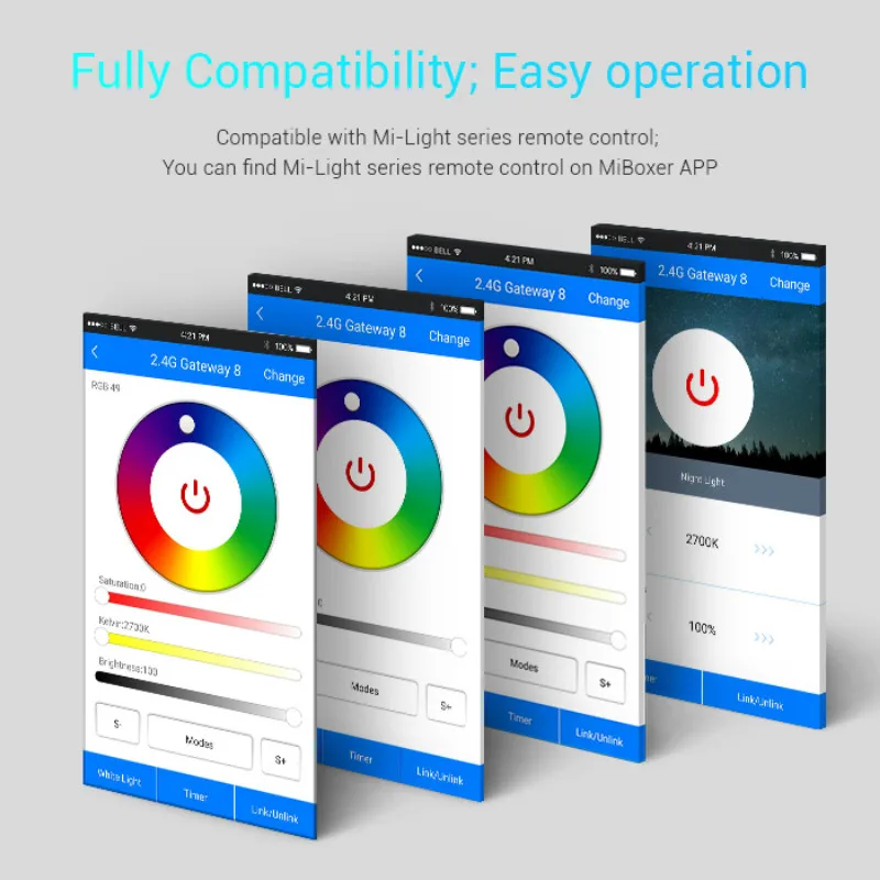 Новинка светодиодный Wi Fi контроллер умный беспроводной шлюз 2 4 ГГц голосовой Rgb