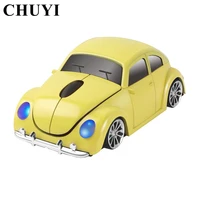 ergonomic wireless mouse with receiver vintage car shape mice for pc laptop gaming mini car mause game optical mouse 2 4ghz