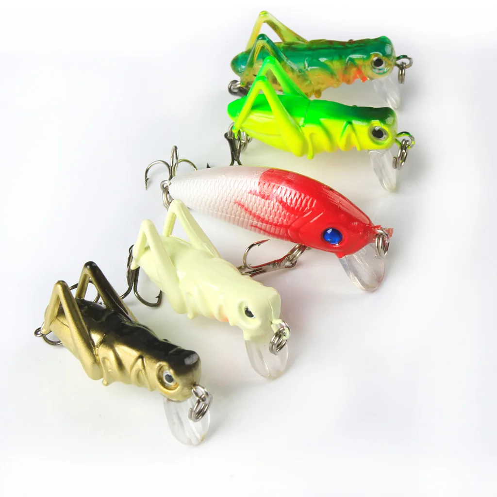 5 шт. искусственная саранча бручик против насекомых для рыбалки приманки и гольян