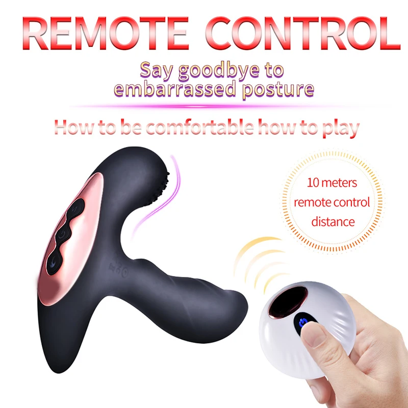 Силиконовый массажер простаты Анальная пробка открытый расширитель Мужской