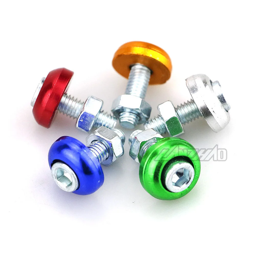 Винт для номерного знака 6 мм из алюминиевого сплава|Накладки и декоративные