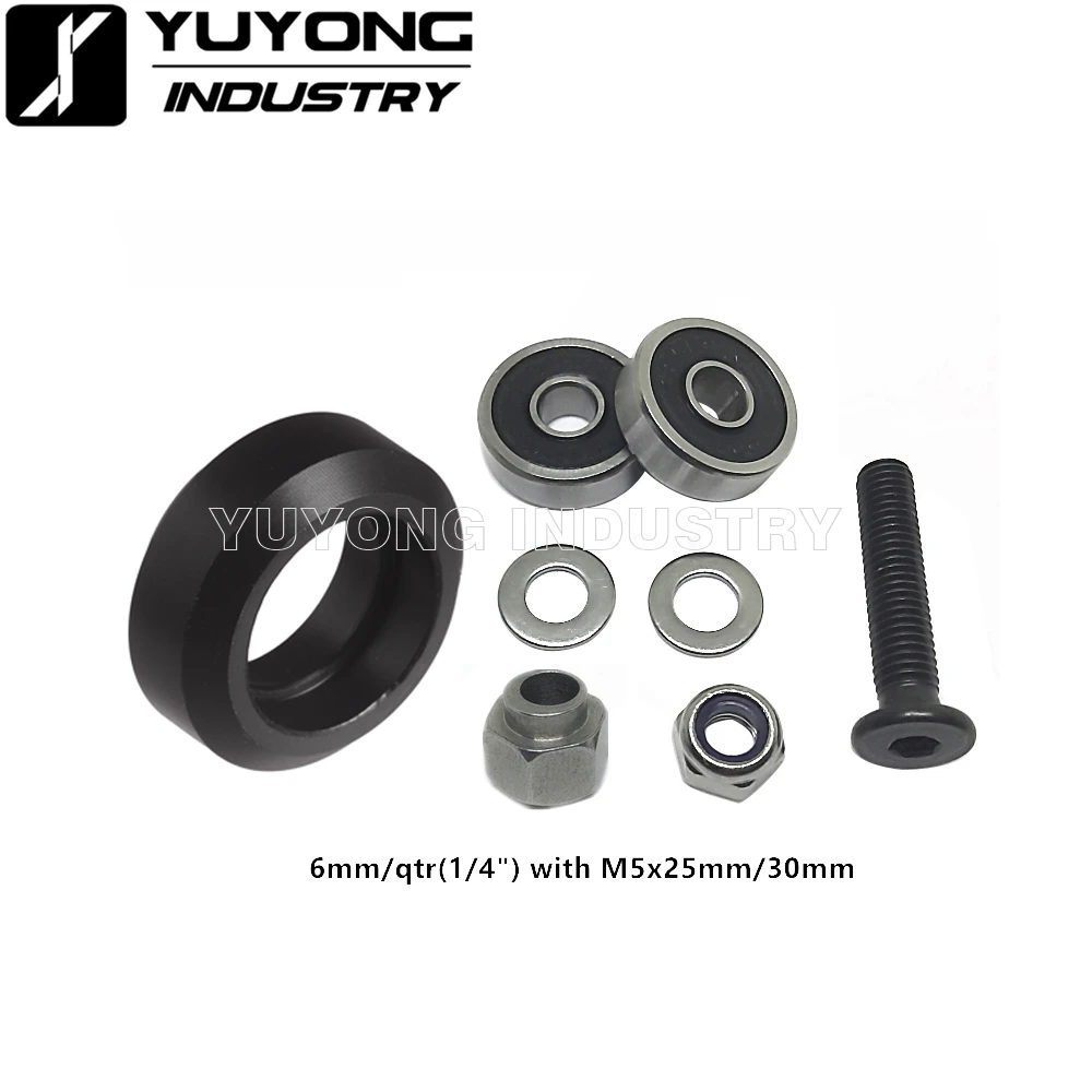 Регулируемая Точная CNC delrin solid v комплекты колес с эксцентриковыми Проставками