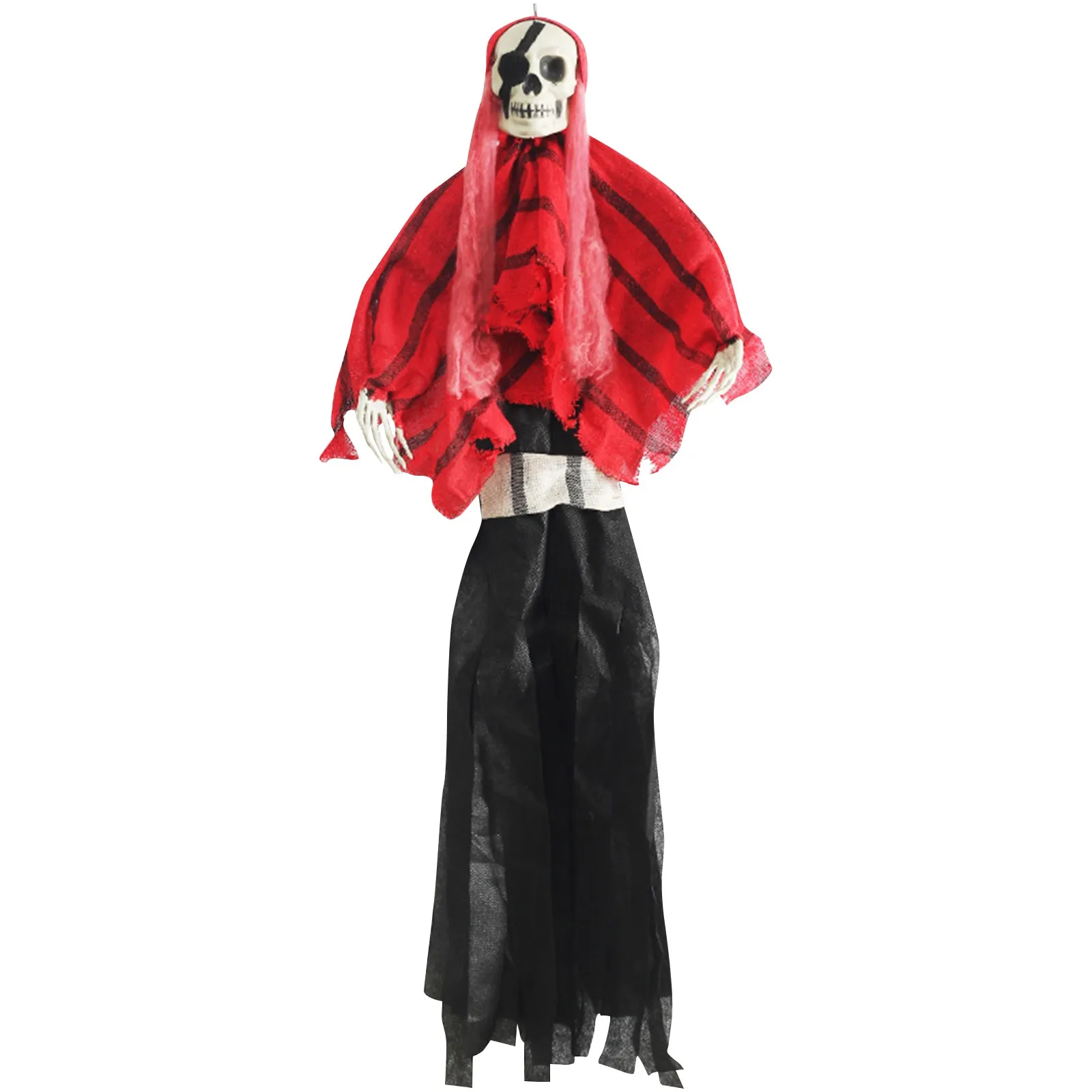 Реквизит для Хэллоуина в виде черепа страшный дом с привидениями подвесное