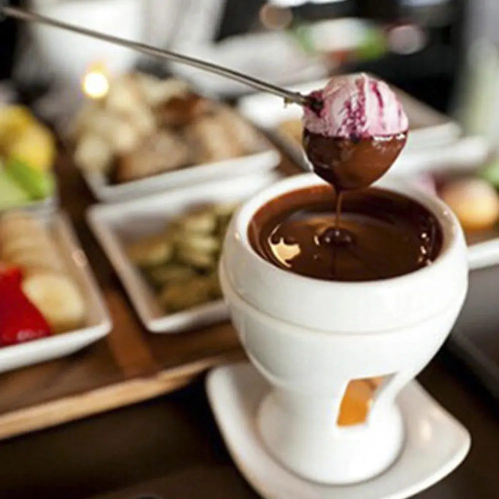 Лучший 6 шт./компл. Нержавеющая сталь вилка для шоколада горячий горшок вилки сыр