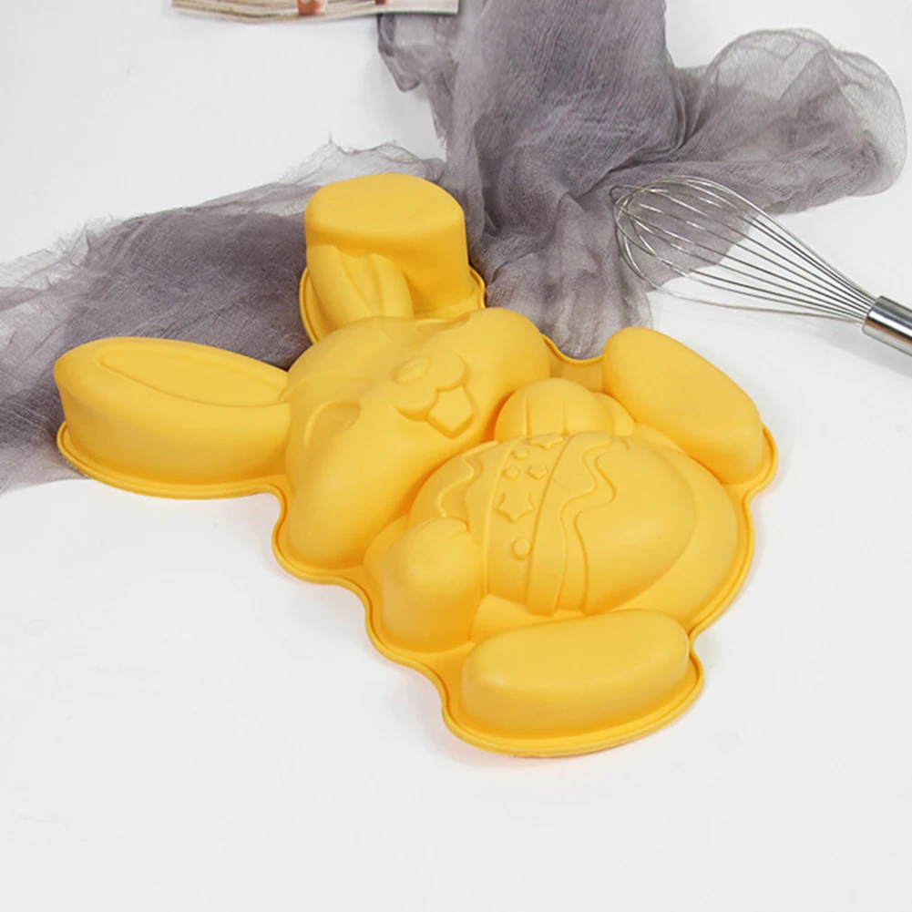 

Diy Easter Bunny Silicone Mold 12 Holes Chocolate Mould Cakes jelly Candy Baking Molds 3D Fondant Cake Decorating Tools