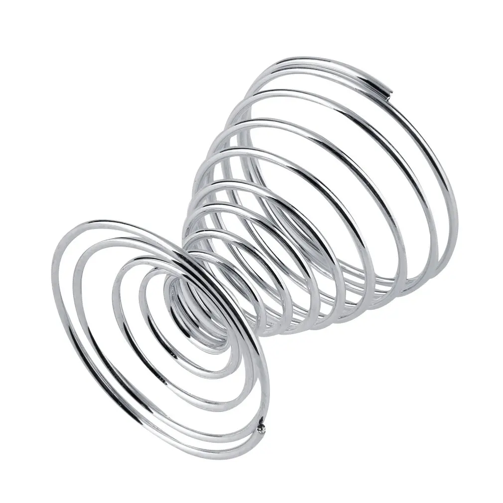 

1pc Stainless Steel Spring Wire Tray Boiled Egg Cups Holder Stand Storage New Worldwide Store
