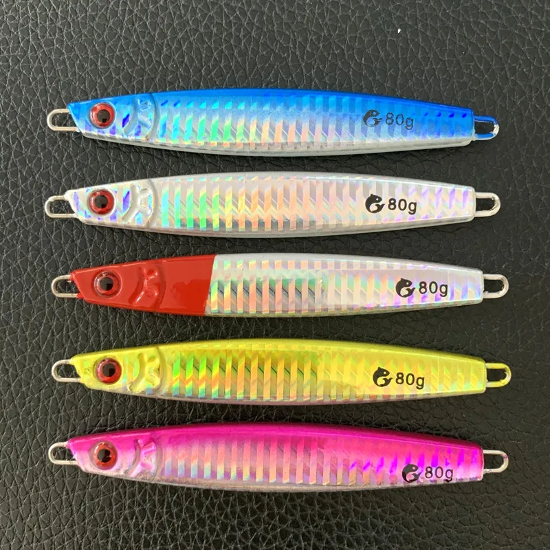 Рыболовные приманки для джиггинга Ufishing 5 шт./лот 40 г 60 80 100 150 г|Наживки рыбной