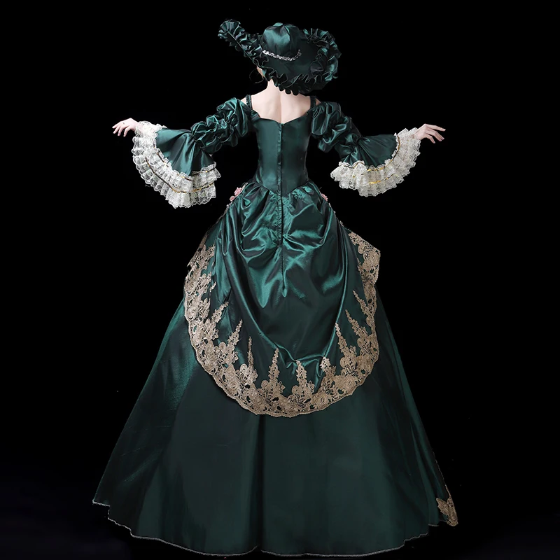 Викторианские костюмы на Хэллоуин для женщин вечернее платье принцессы