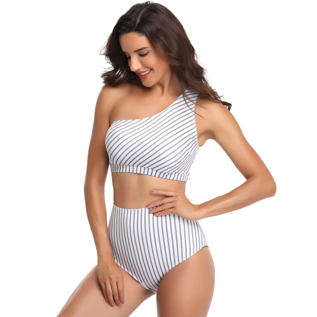 

2021 New Women's Swimwear Summer Two 2 Pieces Gril's Feminine Bottom Top Micro Bikini Tankini Bathing Set Beachwear Swimsuits