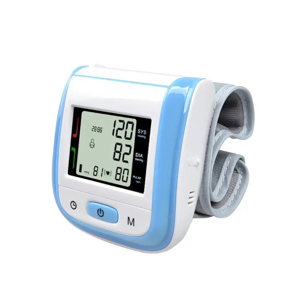 

50 Hot Sale Large LCD Display Automatic Power-off Wrist Band Digital Blood Pressure Monitor