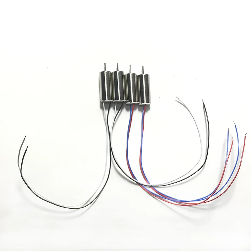 40pcs cw/ccw Motors 3.7v 716 size Iron shaft 0.8mm Engines for 4DRC V8 Mini Drone WIFI FPV RC Quadcopter Spare Parts - купить по
