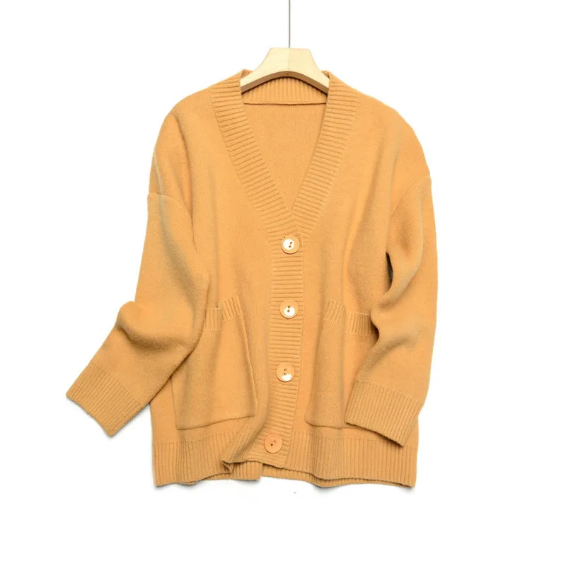 Женский Повседневный свитер новинка Лидер продаж высококачественный кардиган в