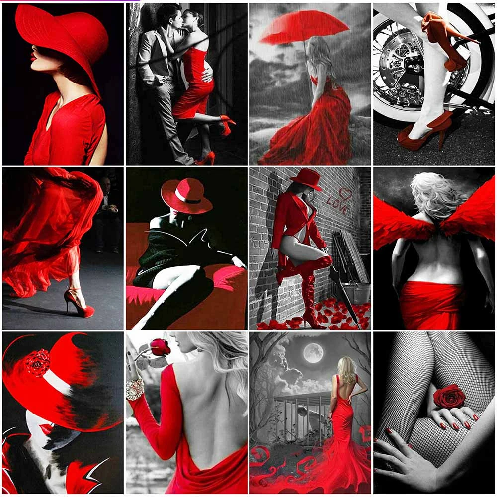 

MomoArt Алмазная мозаика женщина Алмазная вышивка персонаж Полный Алмазный картина алмазная подарок ручной работы