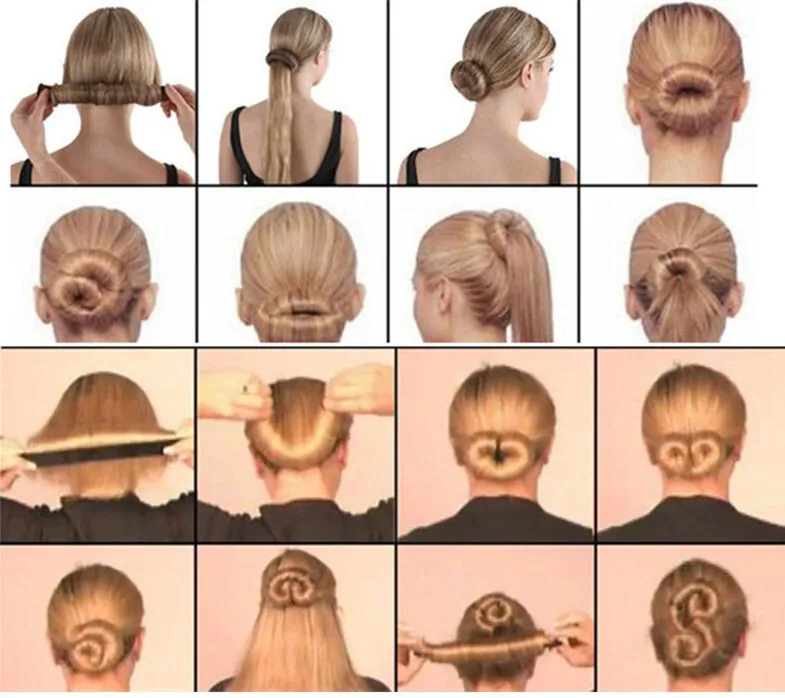 Аксессуары для волос синтетический парик пончики бутон повязка на голову мяч