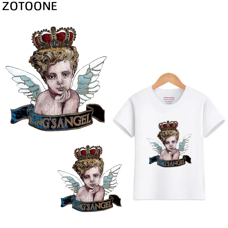 Термоклейкие виниловые нашивки ZOTOONE с изображением милого ангела | Дом и сад