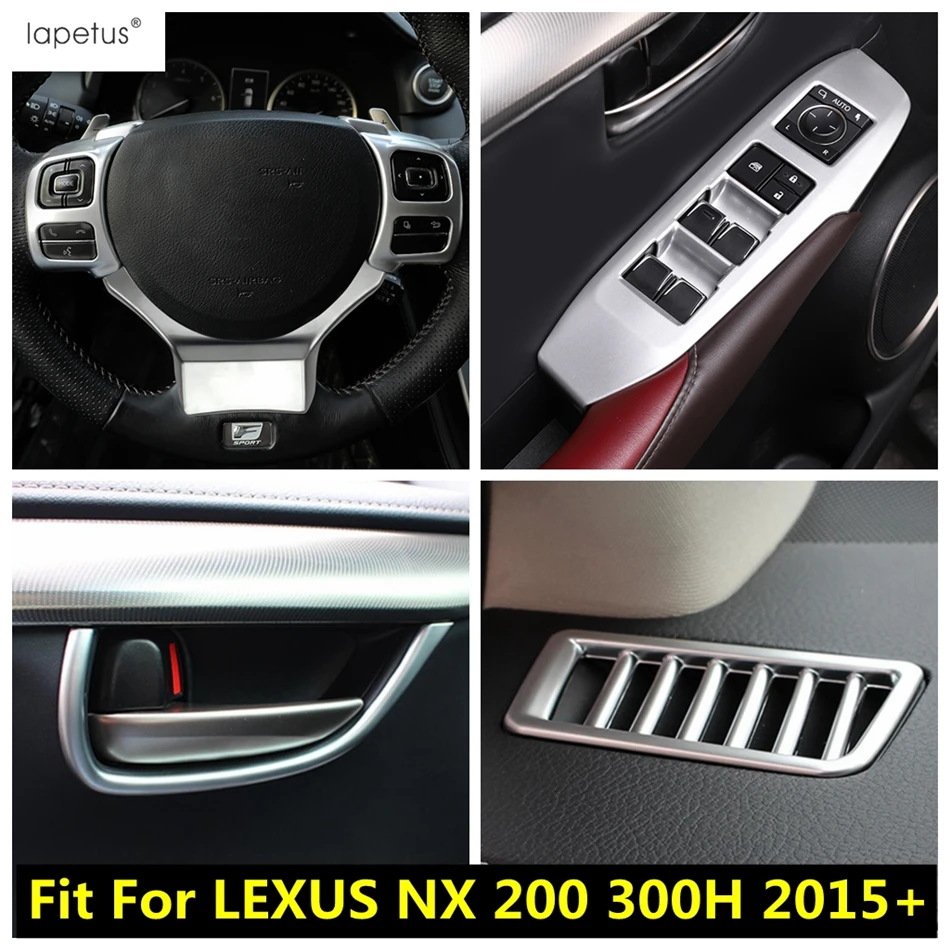 

Dashboard Air AC Vent Outlet Handle Bowl Window Lift Button Cover Trim Interior Accessories For LEXUS NX 200 300H 2015 - 2020