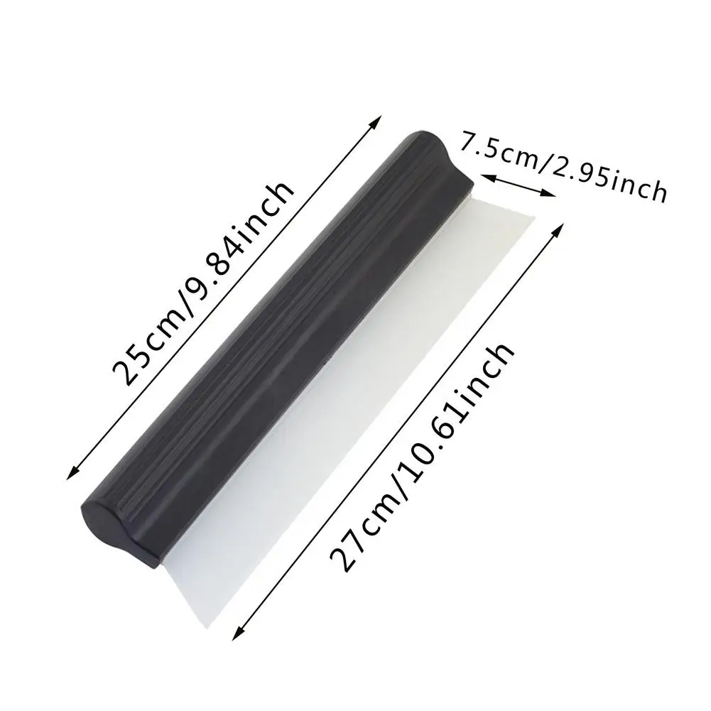 

Car Cleaning Water Wiper Squeegee Cutter Windows Stains Scraper Soft Silicone Wiper Clean Scraping Film Scraper 25X27X7.5 Cm